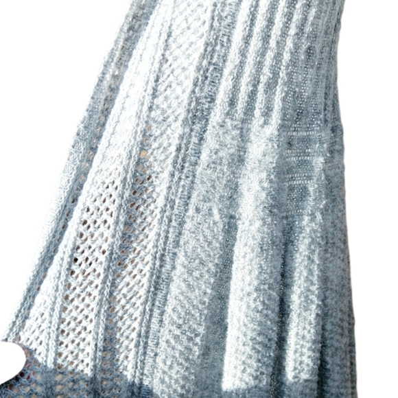 Shein Pale Blue Cardigan Sweater Open Front Size S - Picture 2 of 5